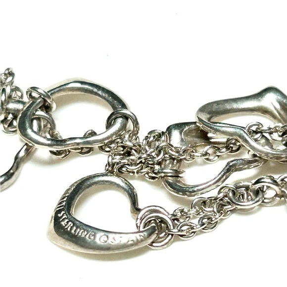 Tiffany & Co. 925 Silver Elsa Peretti Open Heart Bracelet - Picture 3 of 8